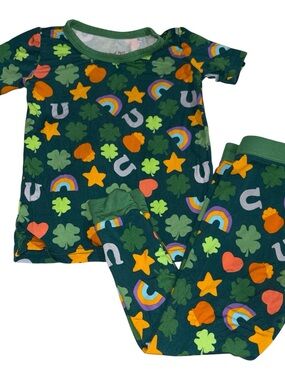Little Sleepies Lucky Short Sleeve Pajama Set - Size 12-18 months